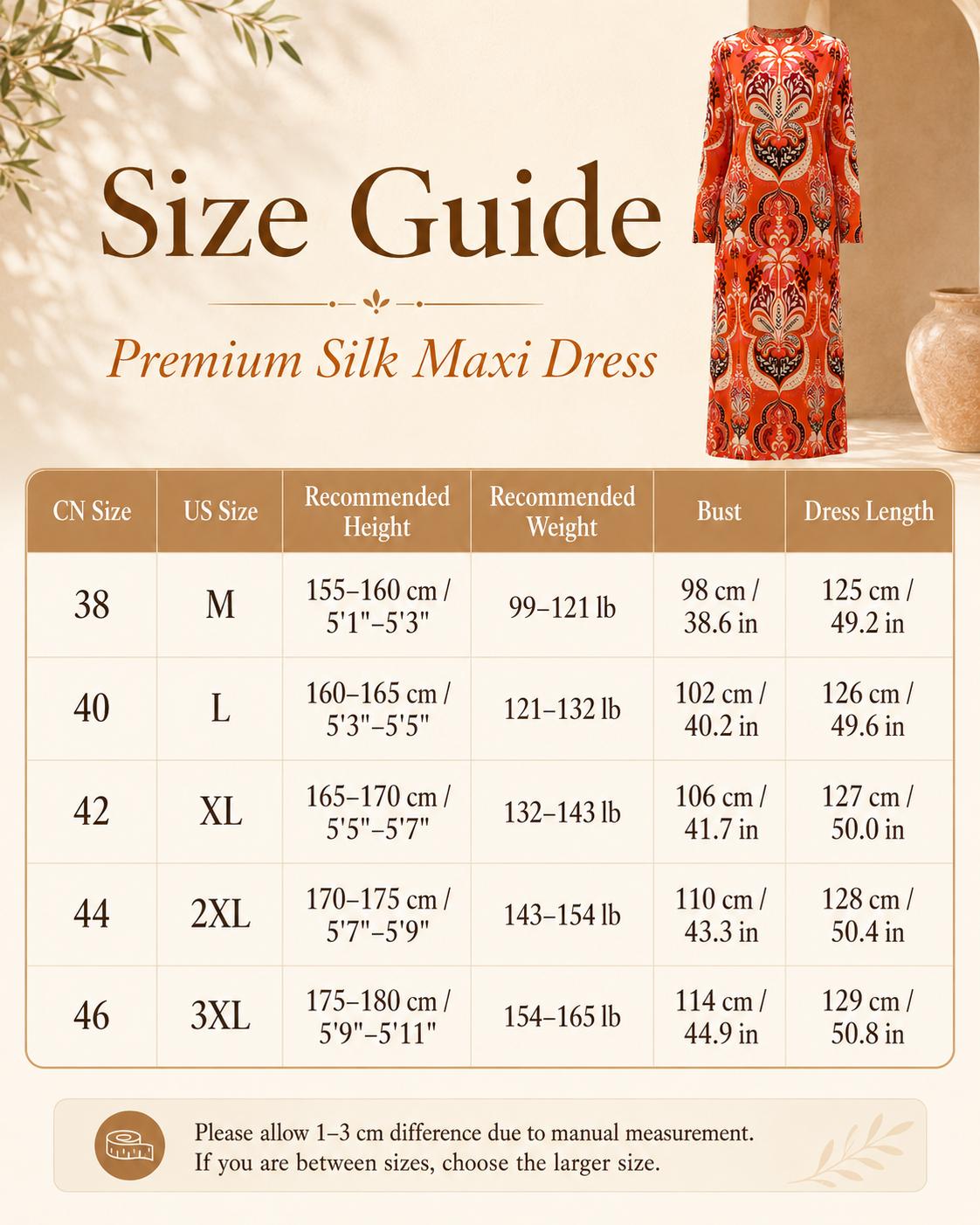 Women's Luxury Silk Boho Maxi Dress - Chic, Comfortable, Modest Long-Sleeve V-Neck Floral Print A-Line, Smooth Lightweight for Everyday Outfits, Vacation Evening Wear, Style image 4