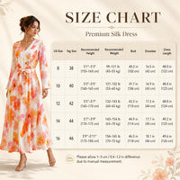 Women's Deep V-Neck Long Sleeve Silk Satin Maxi Dress - Orange Pink Floral Print Wrap Style with Waist Tie-Up Belt, Hand Wash, Elegant Flowy Long Length Wedding Guest Party Dress image 7