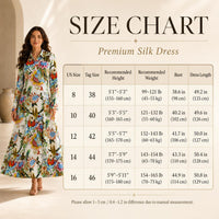 Women’s Premium Silk Floral Maxi Dress – Elegant long-sleeve collared A-line dress for vacations and everyday wear image 10